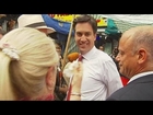 Ed Miliband pelted with eggs in south London
