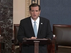 Senator Ted Cruz surrenders the floor