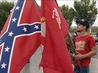 Confederate flag overshadows vets at DC rally