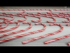DIY- Polymer clay candy-canes. They ☼GLOW☼ in the dark!
