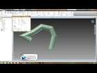 Autodesk Inventor 2013 - How To Use And Create A Sweep