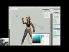 How to Paint Digitally: OCs and Nekomimi: Live Stream Part 3