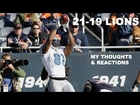 NFL: 11/10/13: MY THOUGHTS: DETROIT LIONS VS CHICAGO BEARS: WHY WAS CUTLER PLAYING?