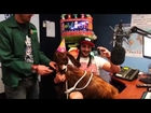 Brent Black give Kris Fade a goat for his birthday live on air