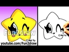 Kawaii Drawings - How to Draw a Star (Easy and Cute!)
