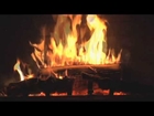 Fireplace with Christmas music