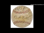 Babe Ruth 1926 signed baseball to Johnny Sylvester