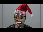 Merry Christmas and a Happy New Year, by a led matrix mask