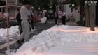 Tokyo Sidewalks Get Covered in Soap Bubbles
