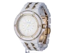 Anne Klein Women's 109270CMRG Diamond Accented Rosegold Tone Multi Chain Bracelet Watch