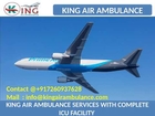 Air Ambulance Service in Siliguri and Allahabad with MD Doctor by King
